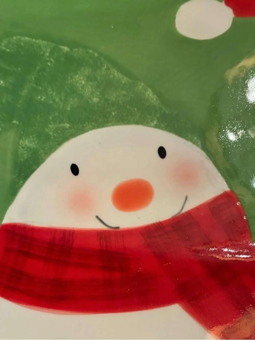 Williams Sonoma Santa & Co. 2014 Christmas Ceramic Platter Santa Snowman Penguin